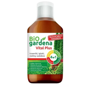 Nawóz BiOgardena Vital Plus 4w1: odżywianie, profilaktyka, biostymulacja, regeneracja - 450 ml